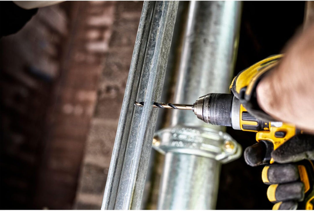 DEWALT DT70727-QZ Metallbohrer-Set 14-teilig HSS-G, Black &amp; Golden