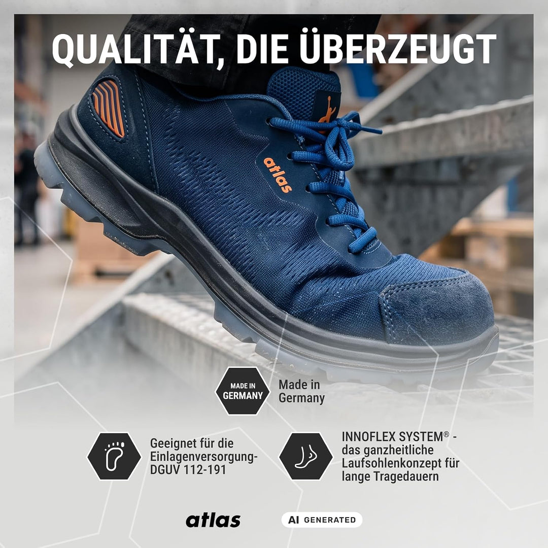 Atlas Halbschuh Flash 1005 XP ESD S1P W.10 Gr.45