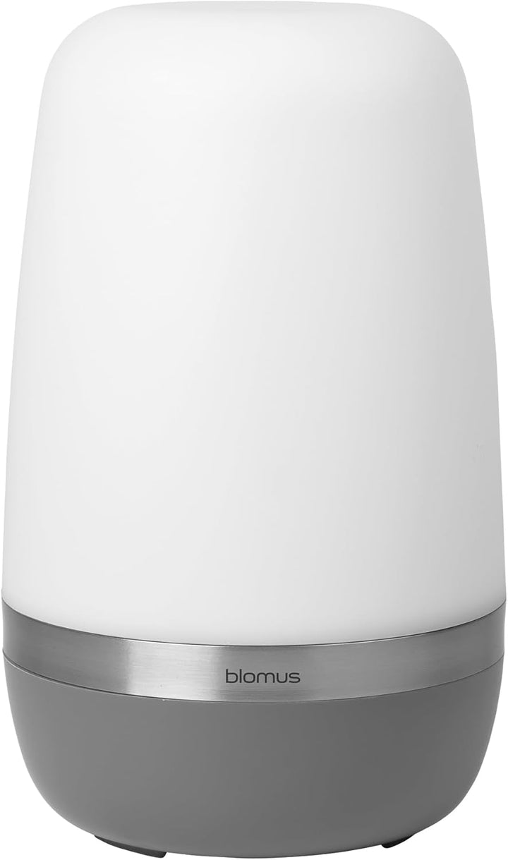 Blomus LED Akku Outdoor Lampe -SPIRIT- Tischlampe wiederaufladbar mit USB-Kabel Grösse L (Warm Gray)