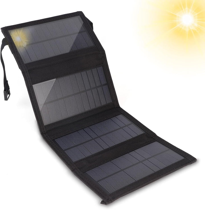 20W Tragbares Solar-Ladegerät mit Solarpanelen, USB-A Ausgang, IP67 wasserdicht, für Wohnwagen, Ruck