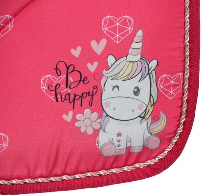 Rhinegold Einhorn Schabracke rose Pony, rose Pony