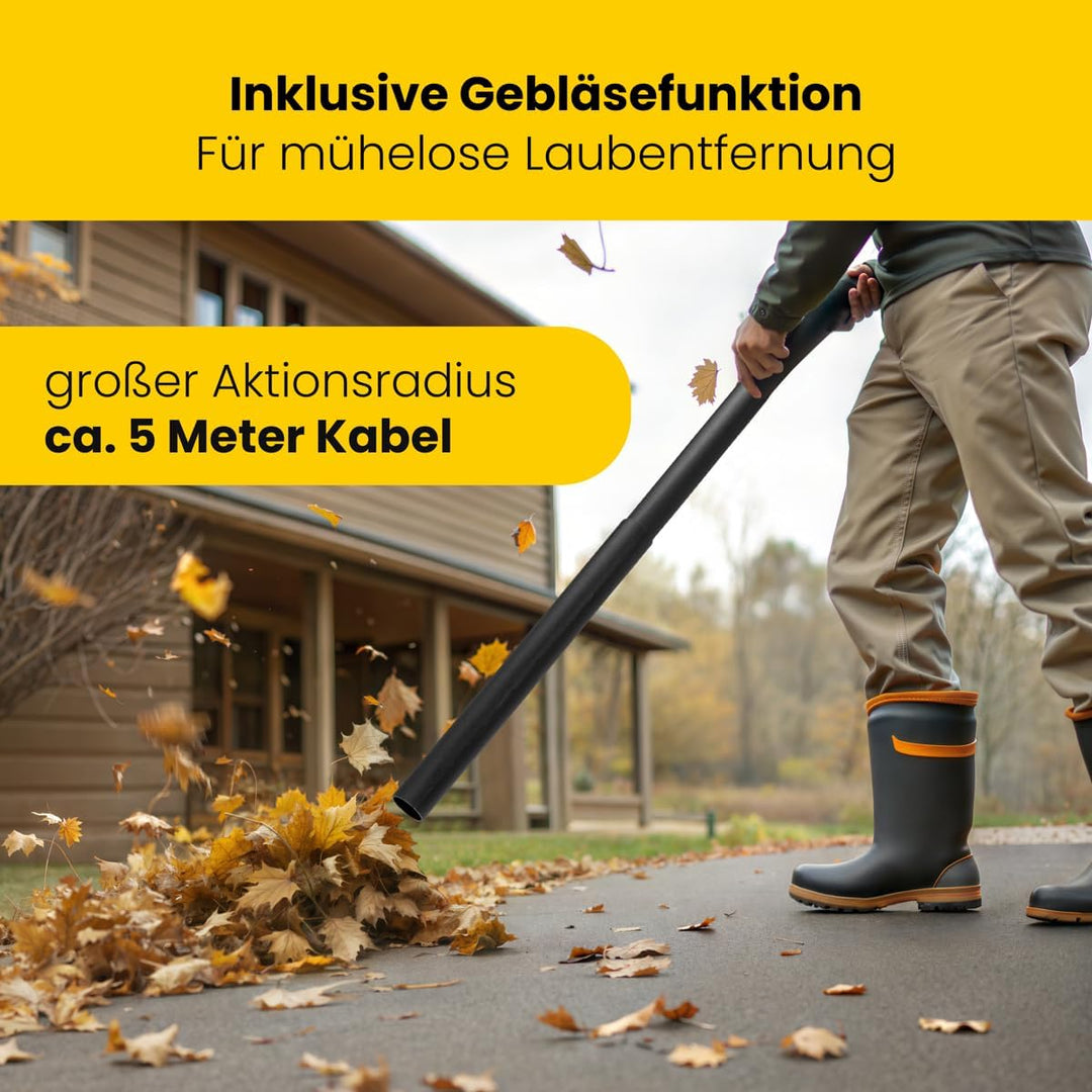 Bomann Nass Trockensauger 3in1,Nasssauger u. Gebläsefunktion,20L Tank,extra langes Kabel(5m) inkl. a