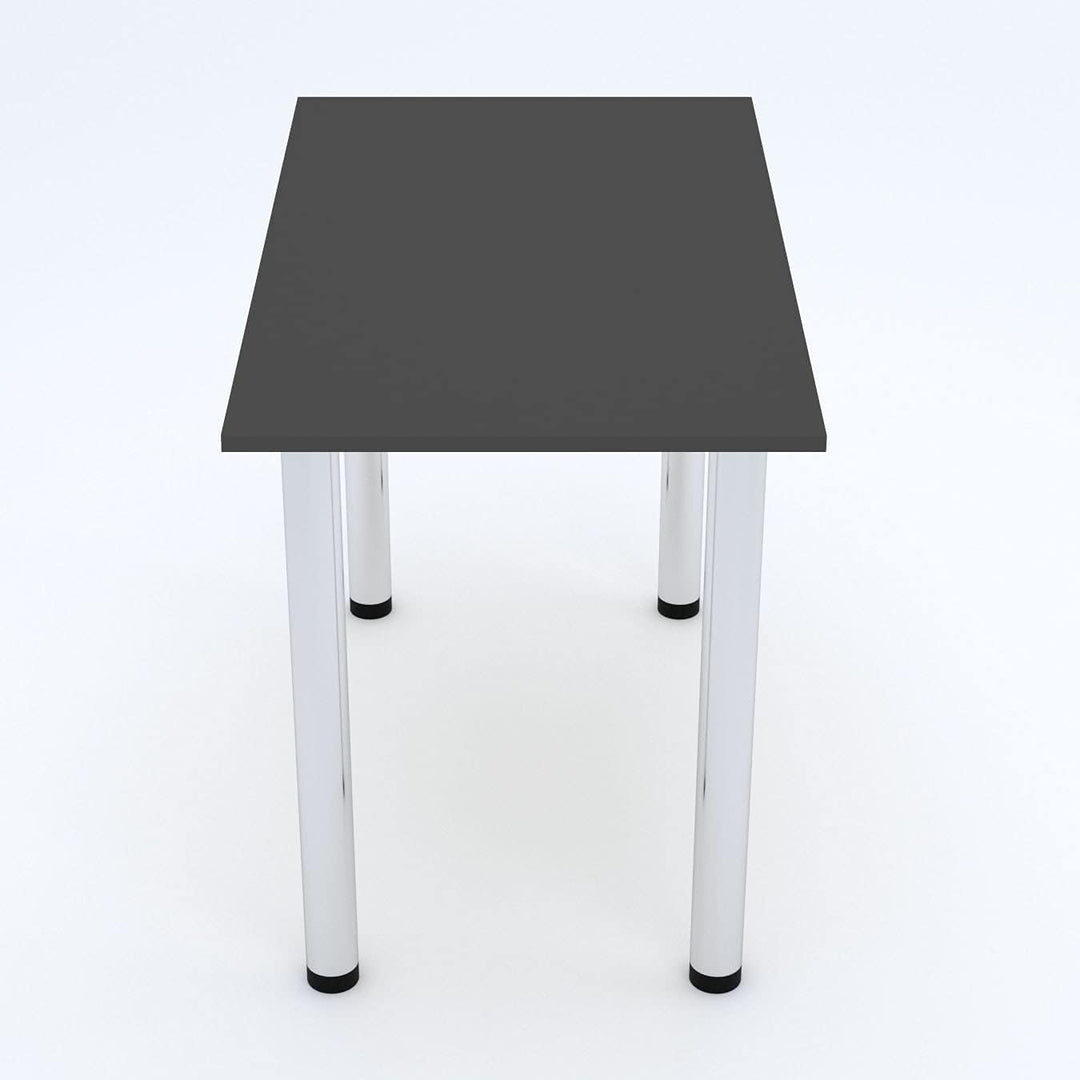 mikon 70x40 | Esszimmertisch - Esstisch - Tisch mit Chrombeinen - Küchentisch - Bürotisch | ANTHRAZI