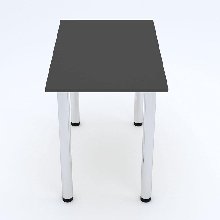mikon 60x40 | Esszimmertisch - Esstisch - Tisch mit Chrombeinen - Küchentisch - Bürotisch | ANTHRAZI