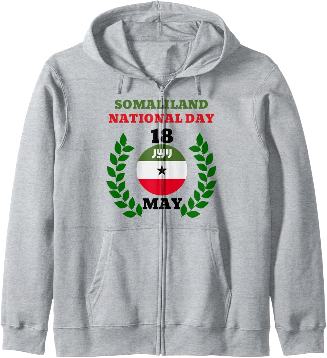 Somaliland-Republik gründet 18. Mai 1991 Somaliland-Flagge Kapuzenjacke