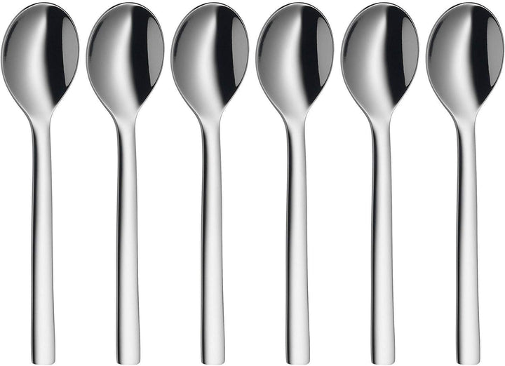 WMF Nuova Obst-/ Kuchenbesteck 13-teilig, für 6 Personen, Kaffeelöffel, Kuchengabel, Tortenheber, Cr