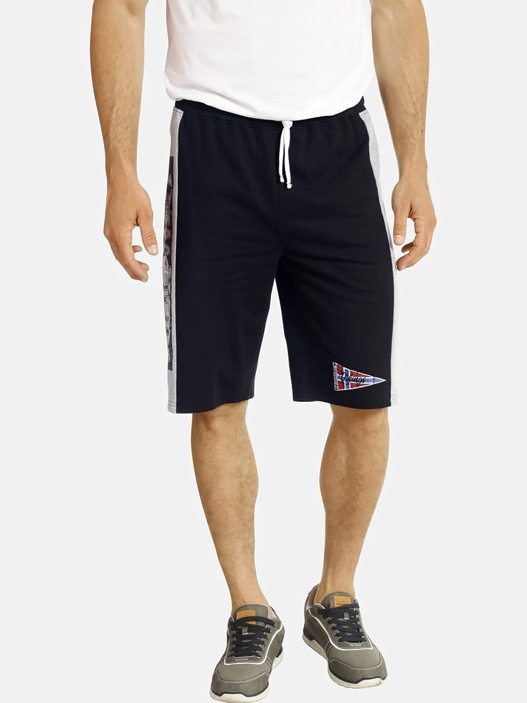 Jan Vanderstorm Herren Doppelpack Jogginghose Haral Kurze Hose Casual Shorts XL Grosse Grössen Grau,