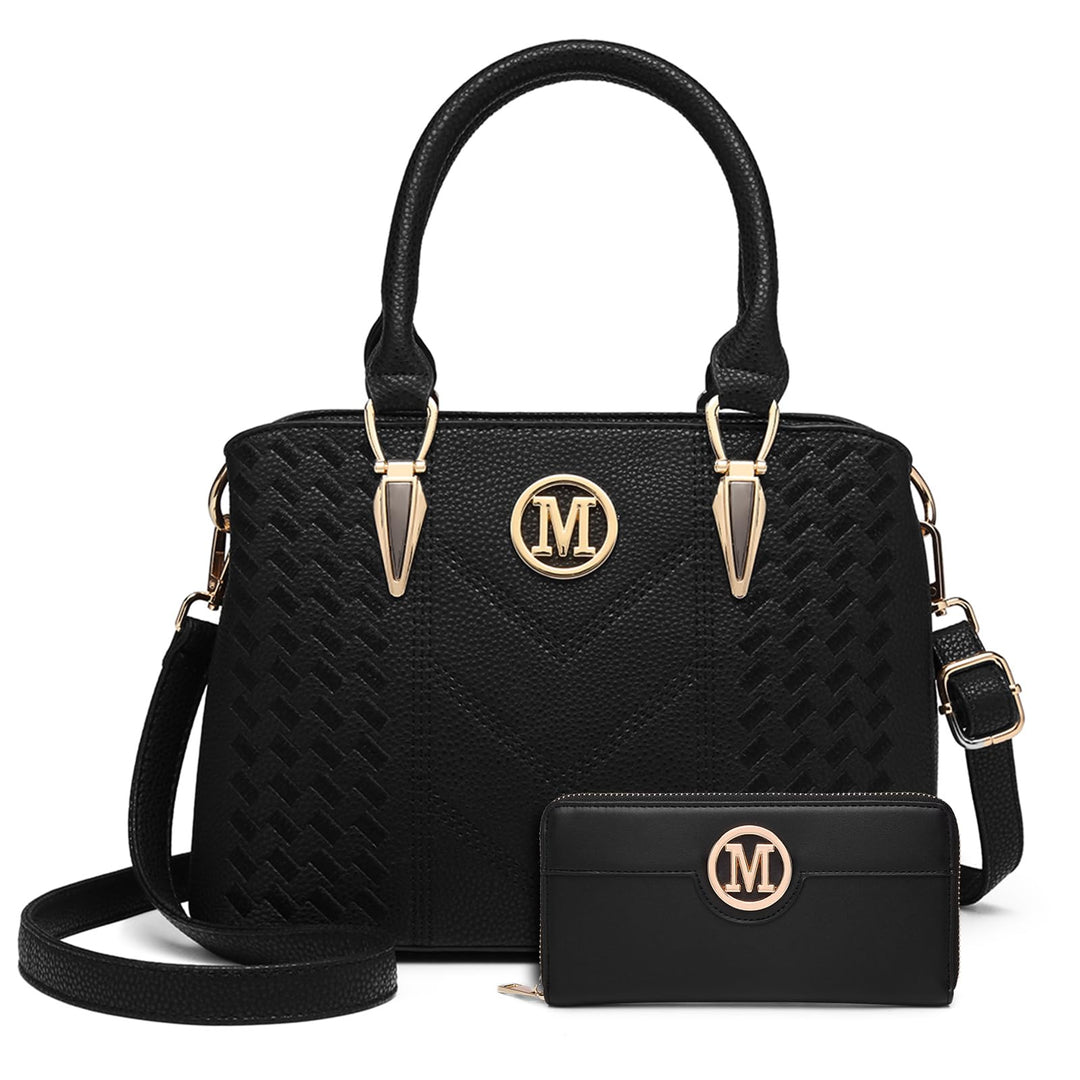 Miss Lulu Handtasche Damen, Handtasche Damen Mittelgross Tasche Damen Mittelgross Elegant Henkeltasc