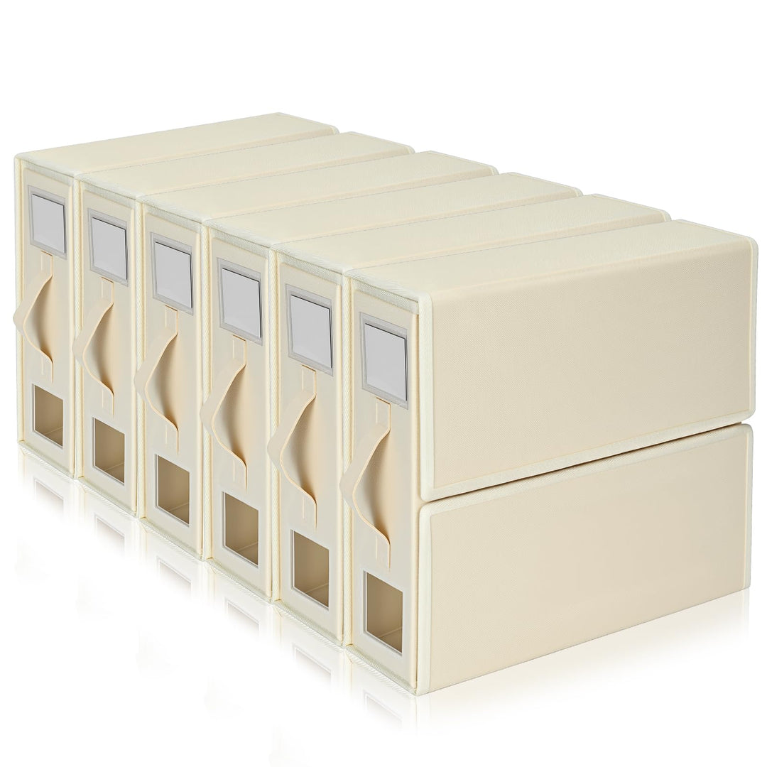 6 Stück Bettwäsche Organizer, Faltbarer Bettwäsche Aufbewahrungbox, Schubladen Aufbewahrungsbox Mit