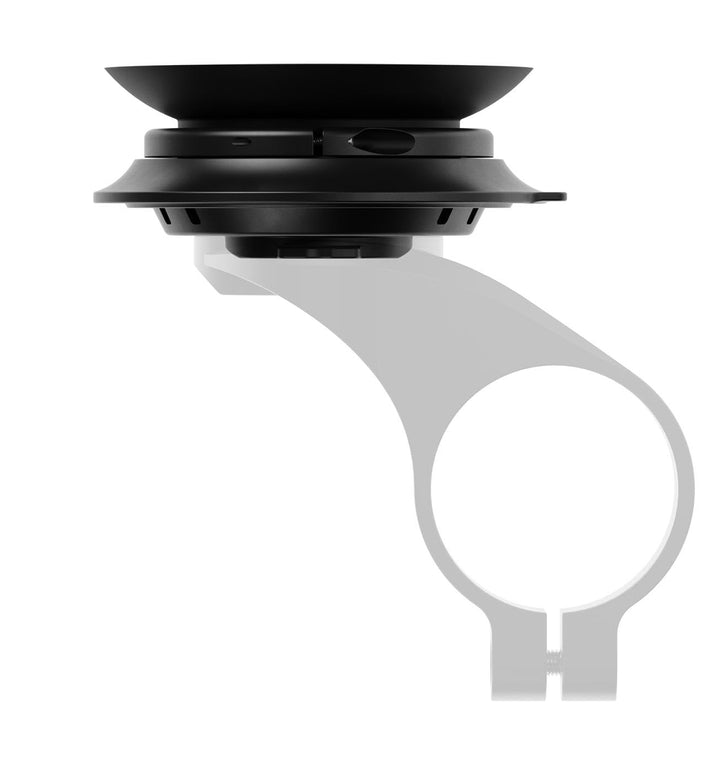 Fidlock Vacuum Turn Base Schwarz - Vakuum-magnetische Smartphone-Halterung zur Befestigung an GPS-Fa