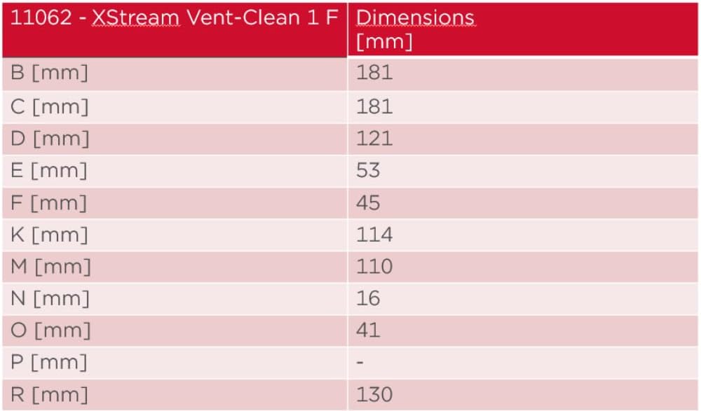 Flamco XStream Vent-Clean G 1" F Luftabscheider und Schlammabscheider für Heizung-11062 1 F Schwarz,