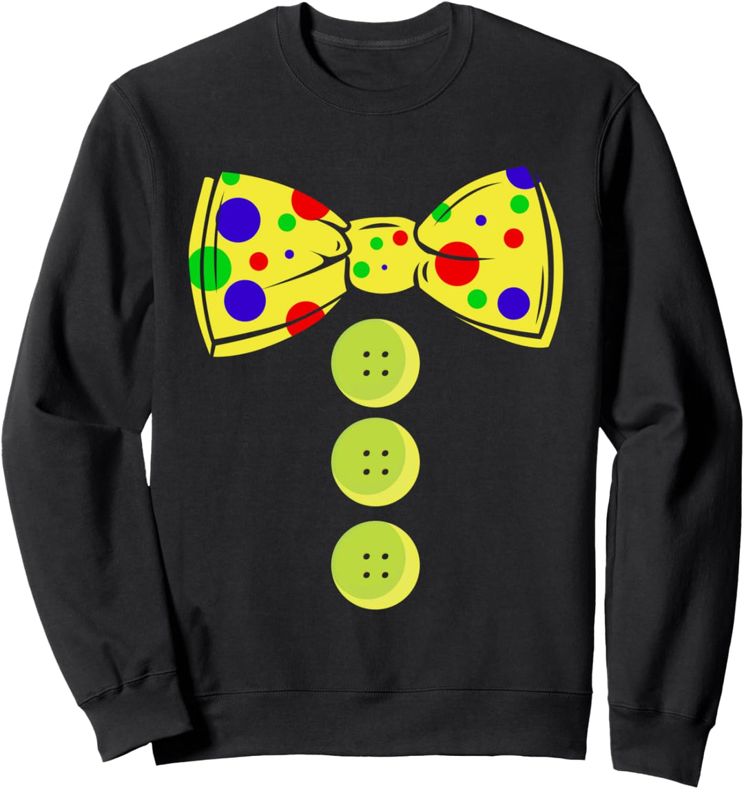 Clown Karneval Kostüm Clownskostüm Clowns Fasching Sweatshirt