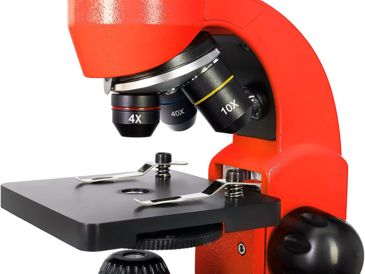 Levenhuk Rainbow 50L Plus Orange Wissenschafts- und Bildungsset mit Leistungsstarkem Mikroskop mit 1