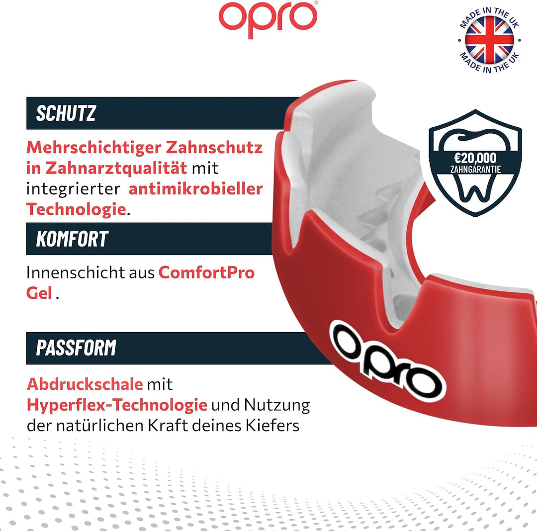 OPRO Mundschutz für Zahnärzte mit revolutionärem Käfig, ultimativer Komfort, Schutz und Passform, Za