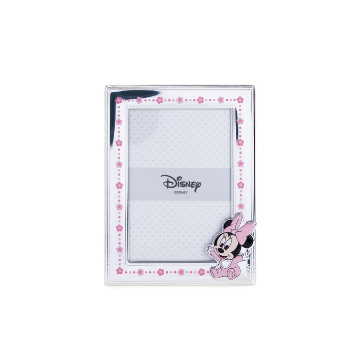 VALENTI & CO. Disney Baby - Minnie - Bilderrahmen in Silber für Kinder, Geschenkidee für Taufe, Gebu