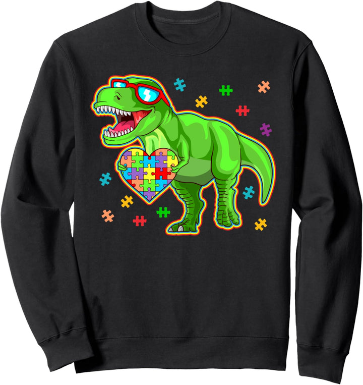 Dinosaurier Autismus Awareness Sweatshirt