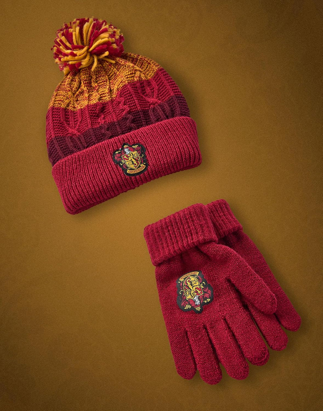 Harry Potter Hut und Handschuhe Set Erwachsene | Herren Damen Gryffindor Ravenclaw ODER Slytherin Hu