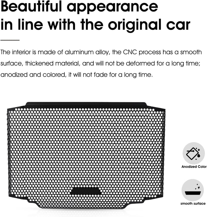MOLONG Motorradzubehör Kühlerschutzgitter Schutzgitter für Trident 660 2021 2022