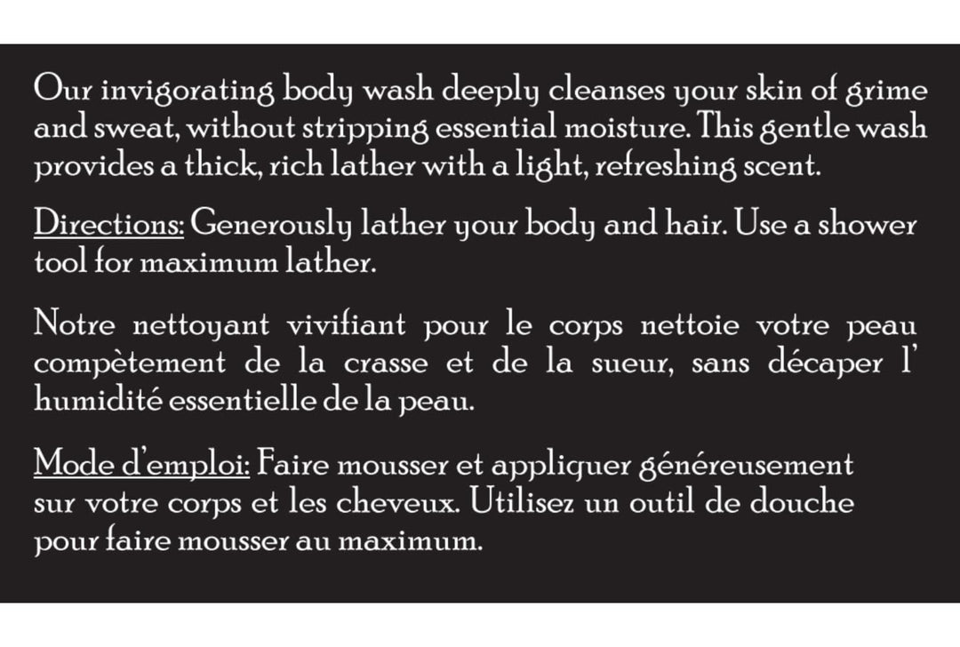 Brickell Men's Invigorating Mint Body Wash - Natürliches & organisches Minz-Duschgel mit Aloe, Glyce