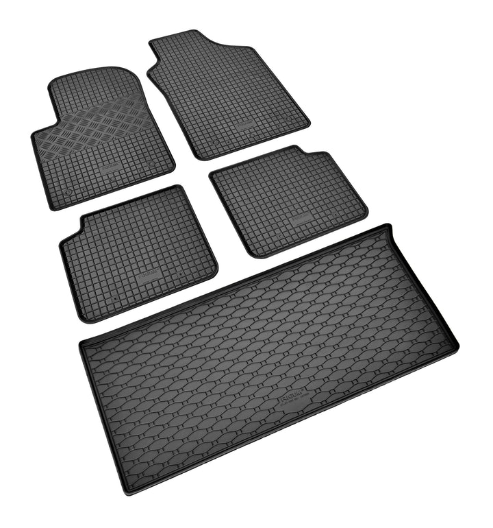 Stylisches Gummi- und Kofferraumwanne Set geeignet für FIAT 500 2015-2021 - Schützen und Aufwerten i