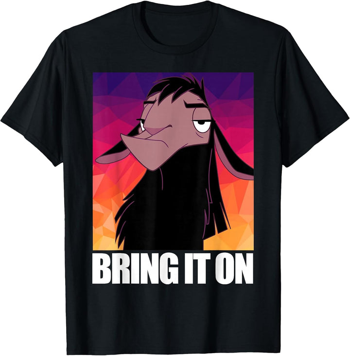 Mens Disney Emperor's New Groove Kuzco Llama Bring It On T-Shirt 3XL Purple