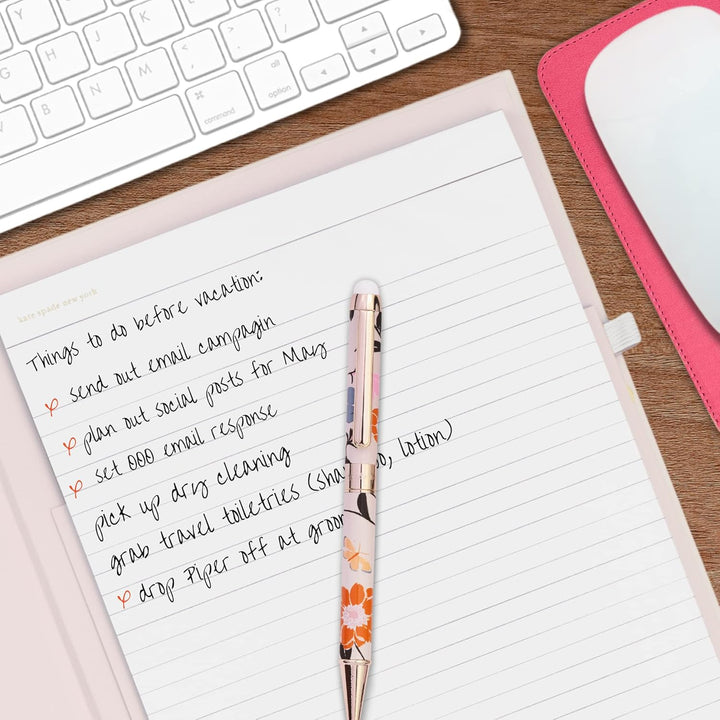 Kate Spade New York Clipboard Folio with Low Profile Clip, Professional Padfolio Includes Lined Note