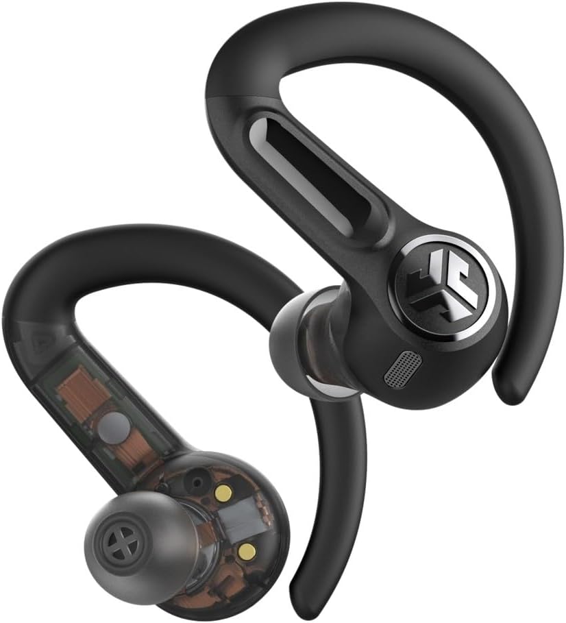 JLab Epic Sport ANC 3 TWS Headpones Black 68 Stunden Wiedergabezeit, IP66-Schweissresistent
