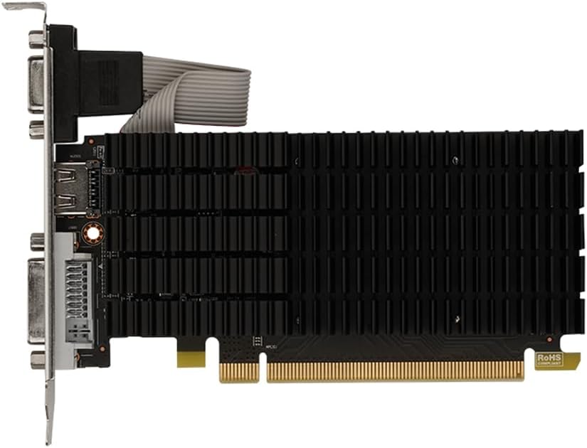 maxsun AMD R5 230 Computer Grafikkarte, 2G GDDR3, HDMI VGA DVI Grafikkarte ITX SFF Low Profile Ready