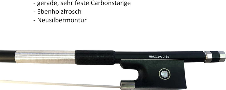 Violinbogen Geigenbogen Carbon Bogen Violine Geige 1/2