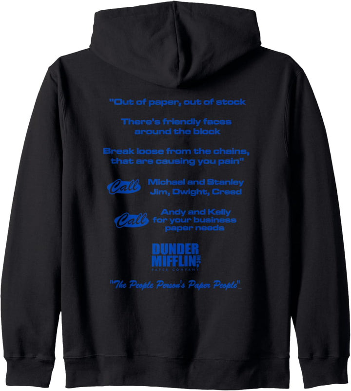 The Office People es Persons Papierpersonen Kapuzenjacke