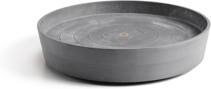 ECOPOTS Untersetzer rollbar für Blumentopf Amsterdam Hell Grau Durchmesser innen 26 cm/aussen 28 cm