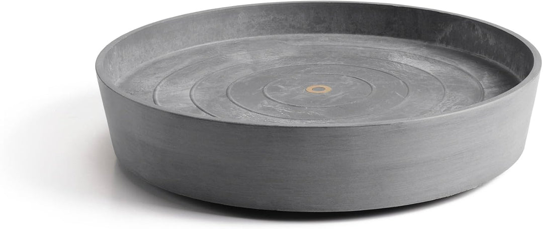 Ecopots Untersetzer rollbar für Blumentopf Amsterdam Hell Grau Durchmesser innen 31 cm/aussen 34 cm