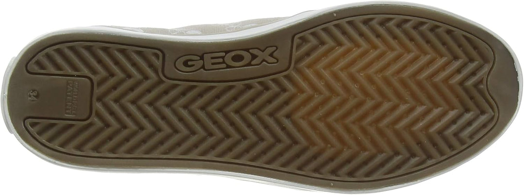 Geox Mädchen Jr Ciak Girl C Sneakers 24 EU Beige, 24 EU Beige