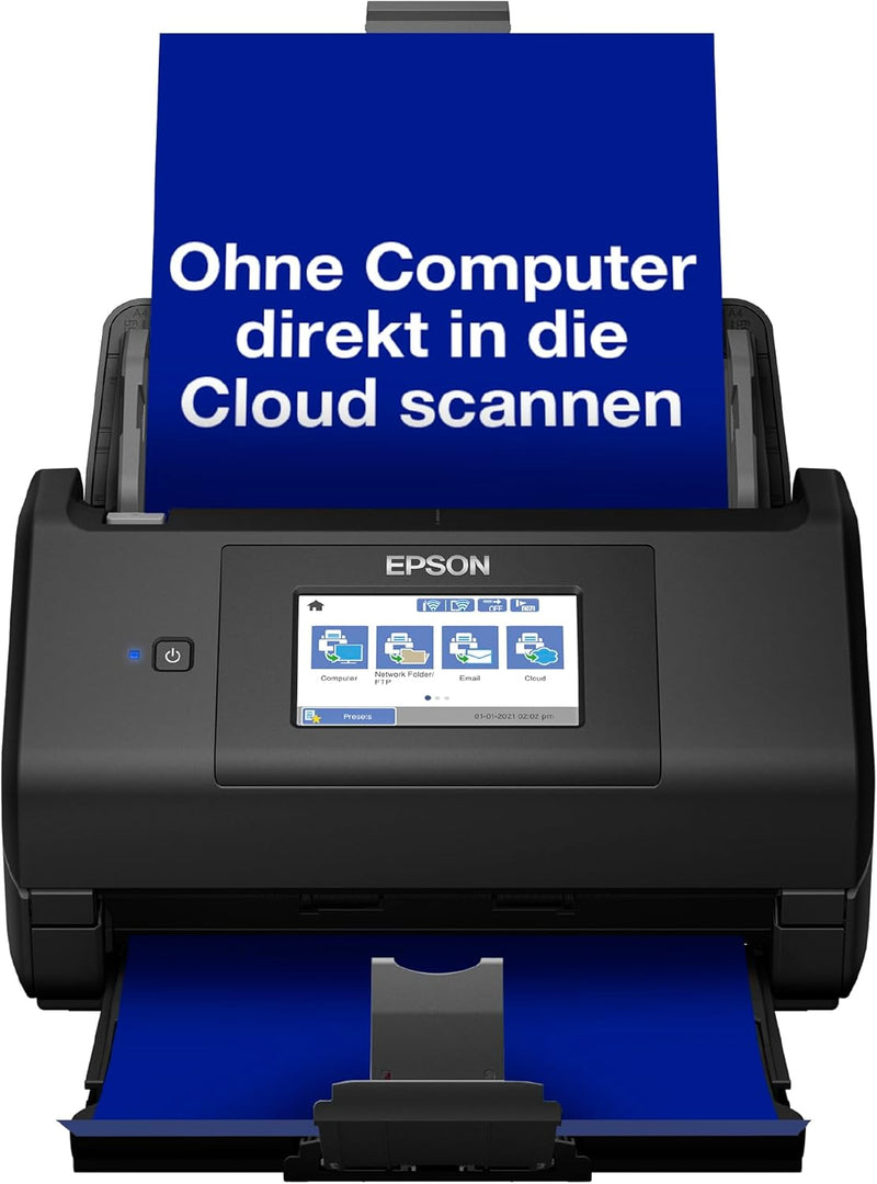 Epson WorkForce ES-580W Scanner, Dokumentenscanner (scannt ohne PC, 35 Seiten bzw. 70 Bildern pro Mi