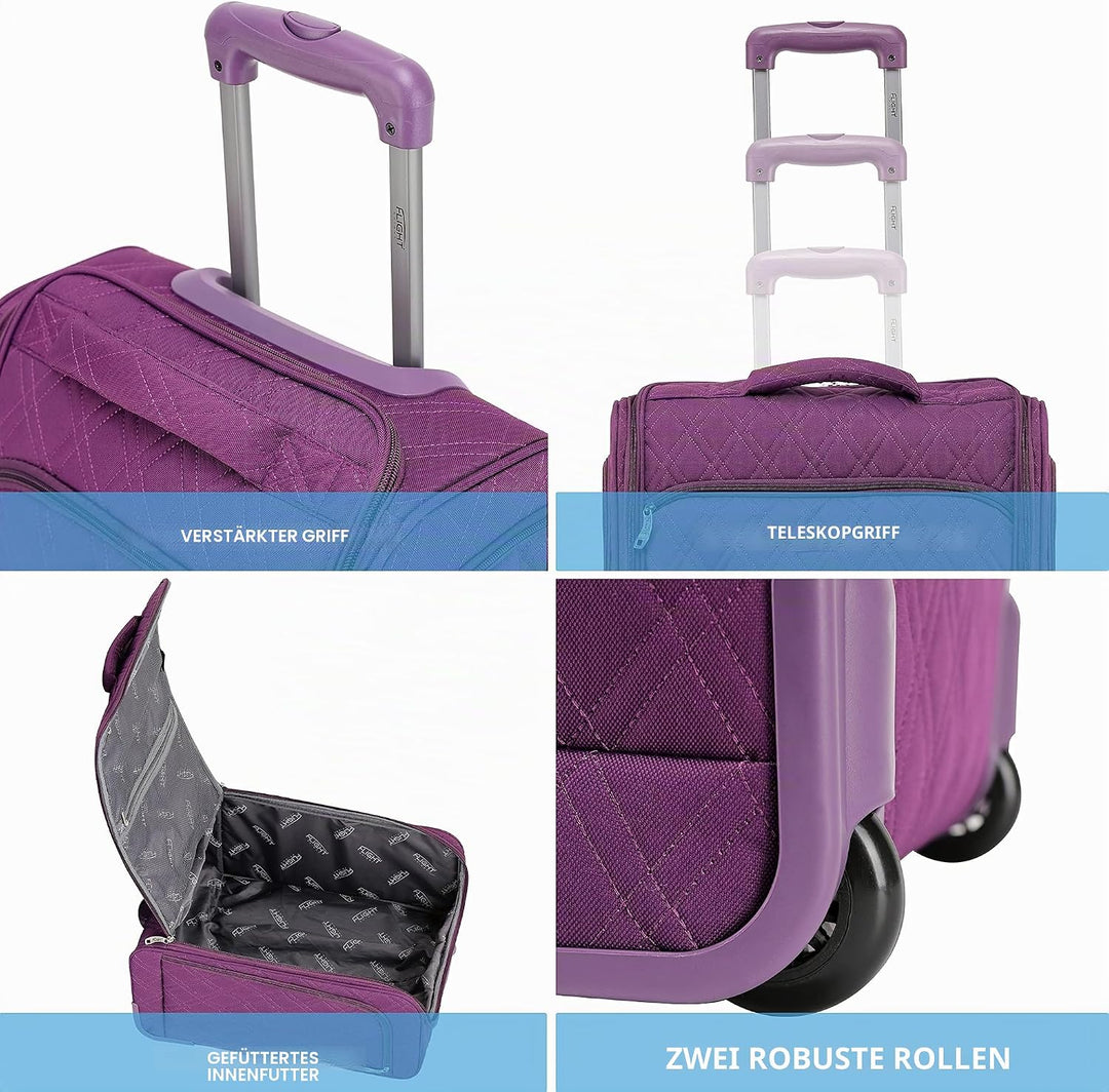 Flight Knight 56x45x25cm easyJet & British Airways Large Carry On Approved & Tested Maximum Size Han