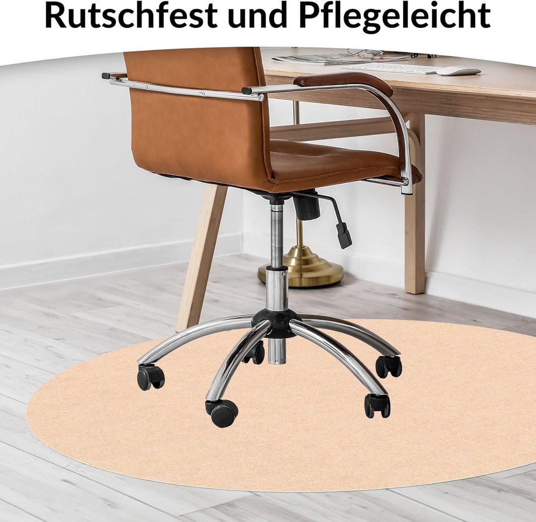 ANRO Bodenschutzmatte Bürostuhl Unterlage Schreibtischstuhl Unterlage Bürostuhl Teppich rutschfeste