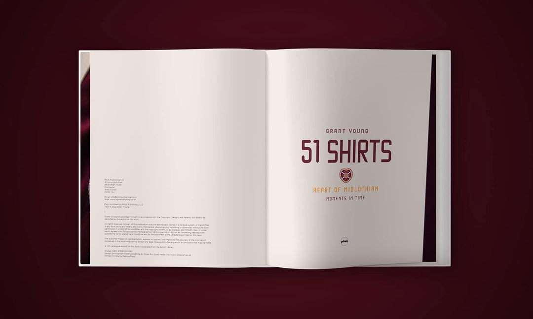 Heart of Midlothian, 51 Shirts: Moments in Time, Gebundenes Buch