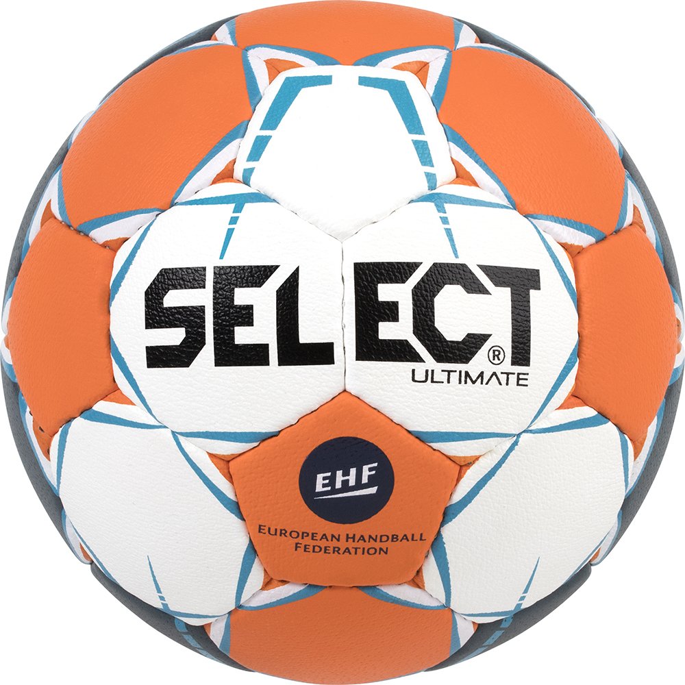 Select Handball Ultimate Ball EHF Spielball weiss orange blau Gr 2 3 weiss orange blau, 3 weiss oran