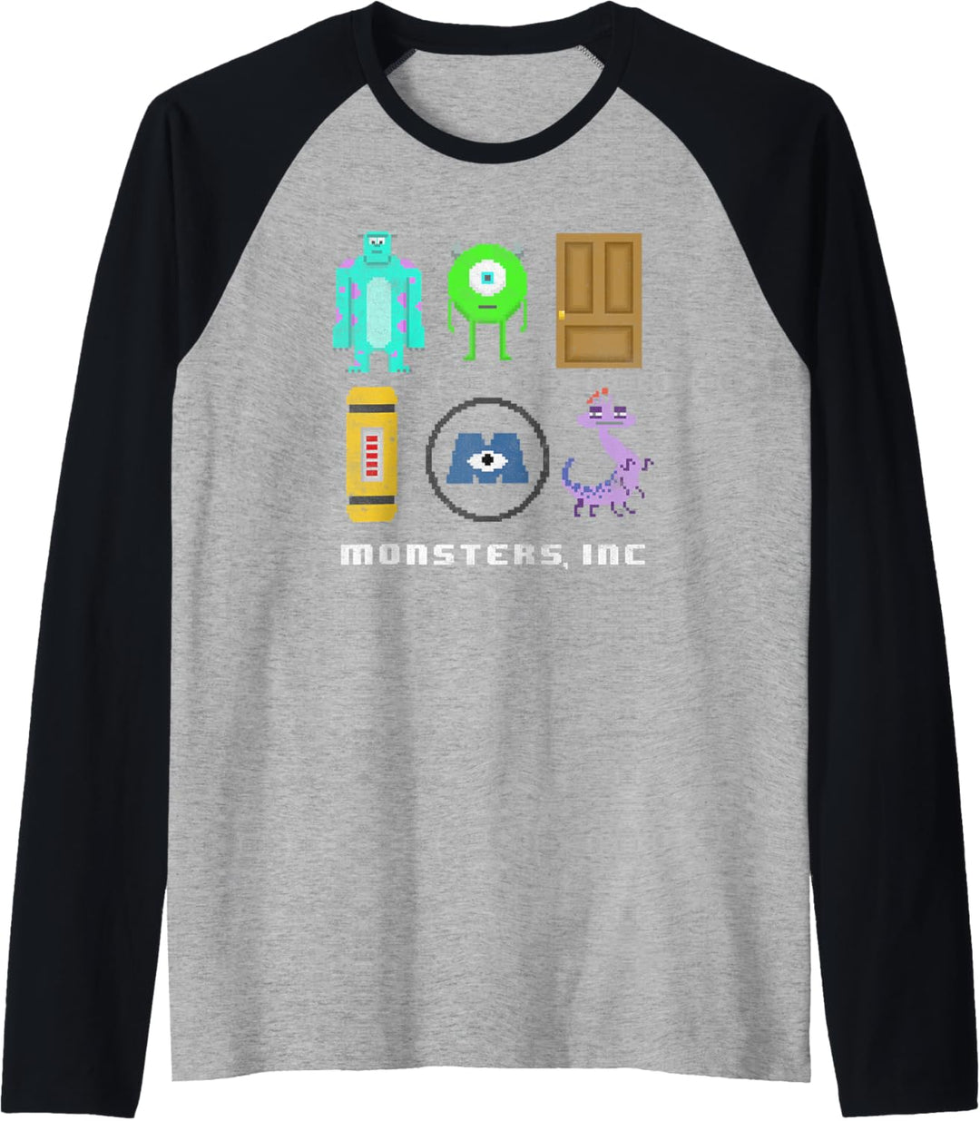 Disney Pixar Monsters University Pixel Squad Raglan