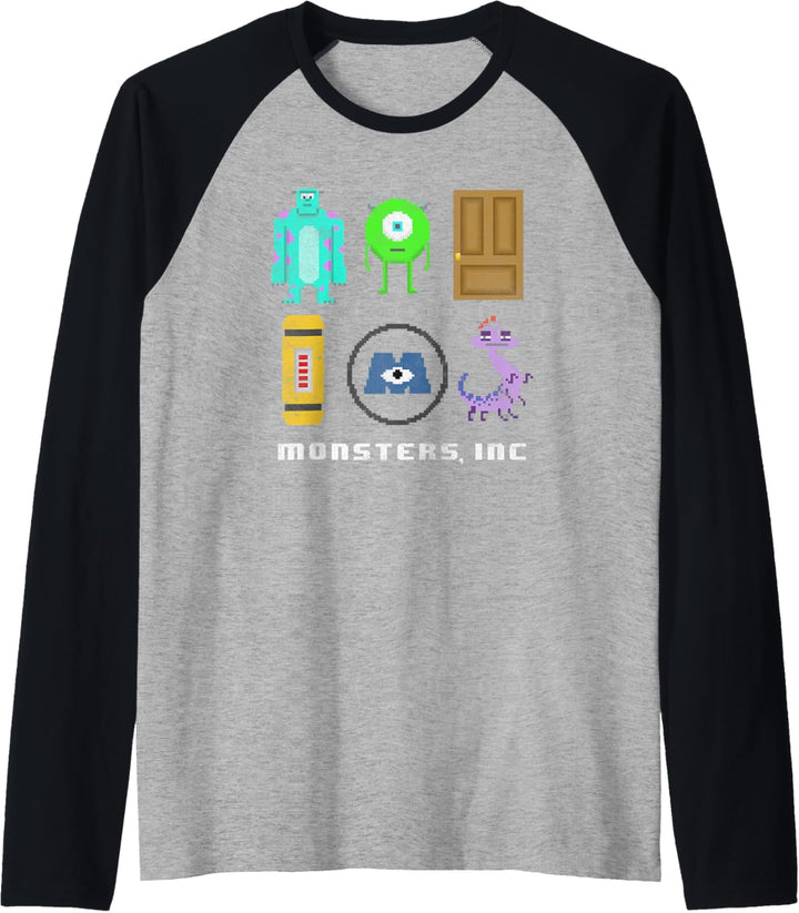 Disney Pixar Monsters University Pixel Squad Raglan