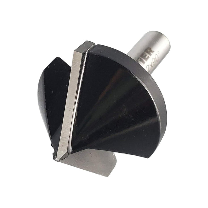 STIER Gipskartonfräser Rigipsfräser, 90° Winkel, D32 mm, 8 mm Schaft für Oberfräsen, 32 mm Durchmess