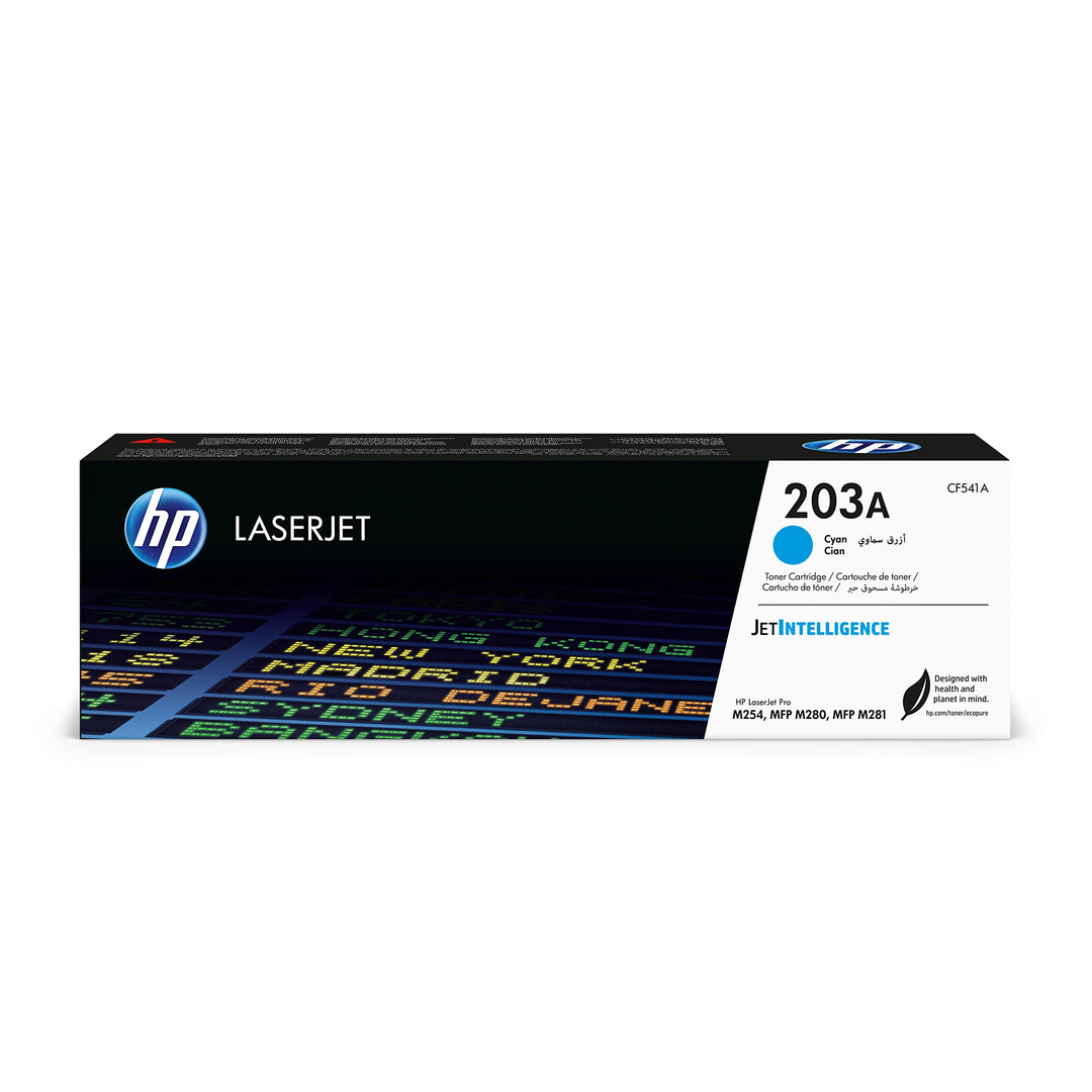 HP 203A (CF541A) Original Toner Blau für HP LaserJet Pro M254 Blau Standard Single, Blau Standard Si