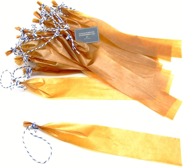 AlcoFermBrew Kunstdarm Ø45mm / 40cm – 30 Stücke | Wursthülle | Schweinedärme Fleisch räuchern | Wurs