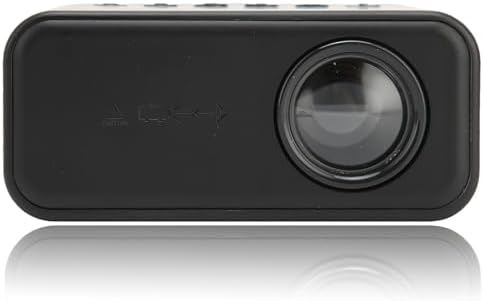 Tragbarer -Projektor 1080P für Kinder Zum Ansehen von Filmen, Spielen, Live-Sport und Camping Im Fre