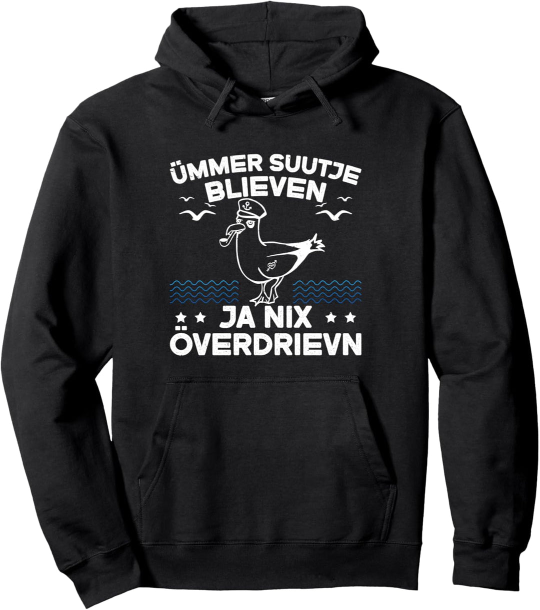 Norden Ostsee Plattdeutsch Pullover Hoodie