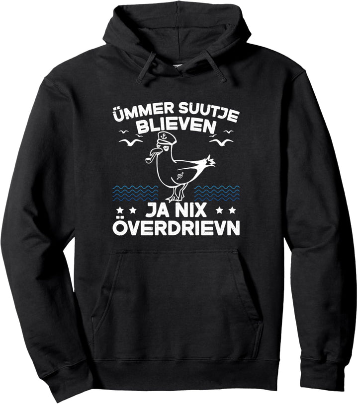 Norden Ostsee Plattdeutsch Pullover Hoodie