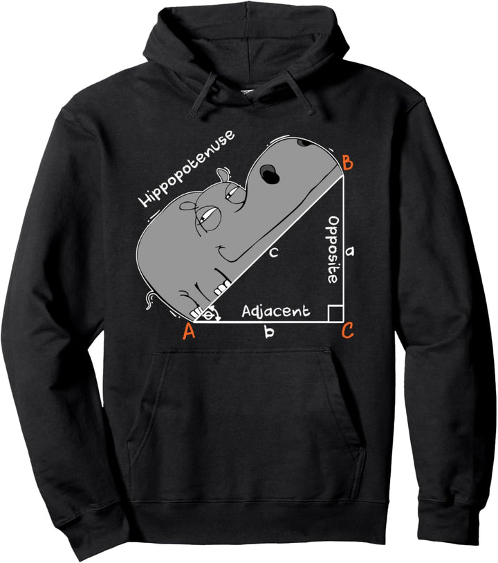 Hippopotenuse nebenan - Math Lovers Pullover Hoodie