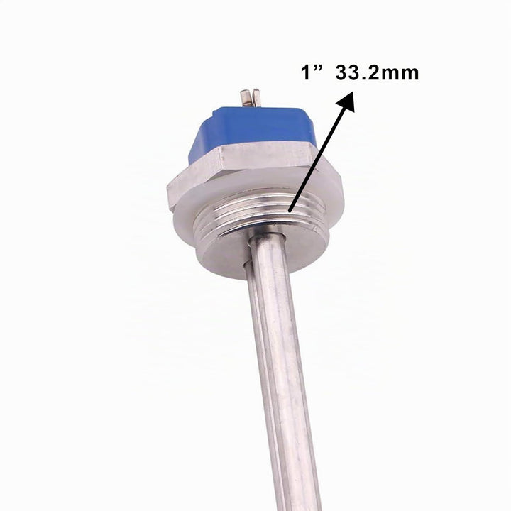AIICIOO Heizelement 240v 1000w 1 Zoll BSP (DN25) Edelstahl mit Silikon-O-Ring, 240V 1000W