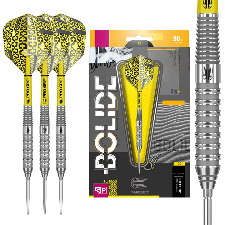 Target Darts Bolide Swiss Point Steeldarts-Set Dartpfeile 21G Barrel 02, 21G Barrel 02