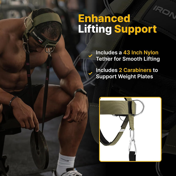 Iron Neck Alpha-Geschirr – verbessert die Nackenstärke, optimiert das Nacken-Workouts – fortschrittl